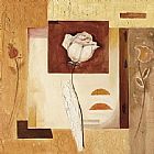 Alfred Gockel Rustic Flower Collage I painting